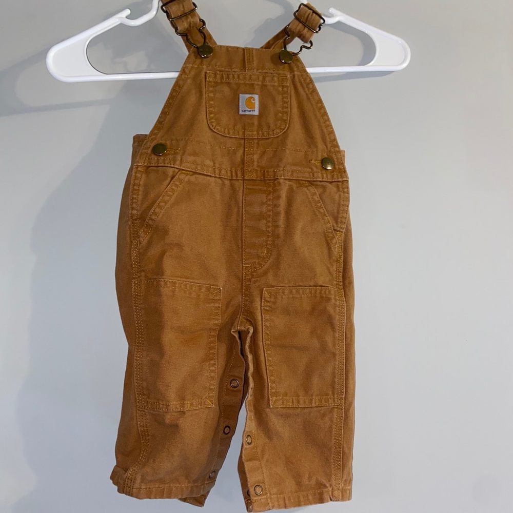 Boys Carhartt overalls size 9 months